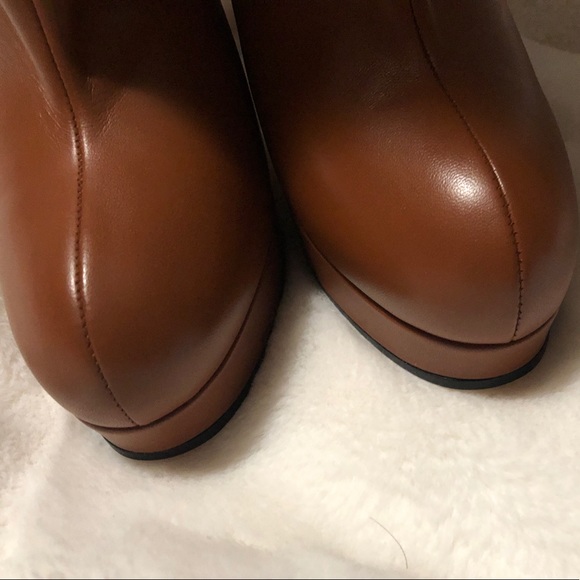 Gucci Platform Leather Boots - Picture 5 of 8